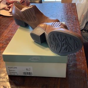 Ankle “cowboy” style boots